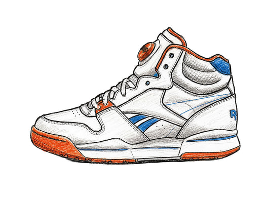 Pump short sleeved cotton T-shirt