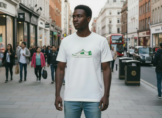 Flash short sleeved cotton T-shirt